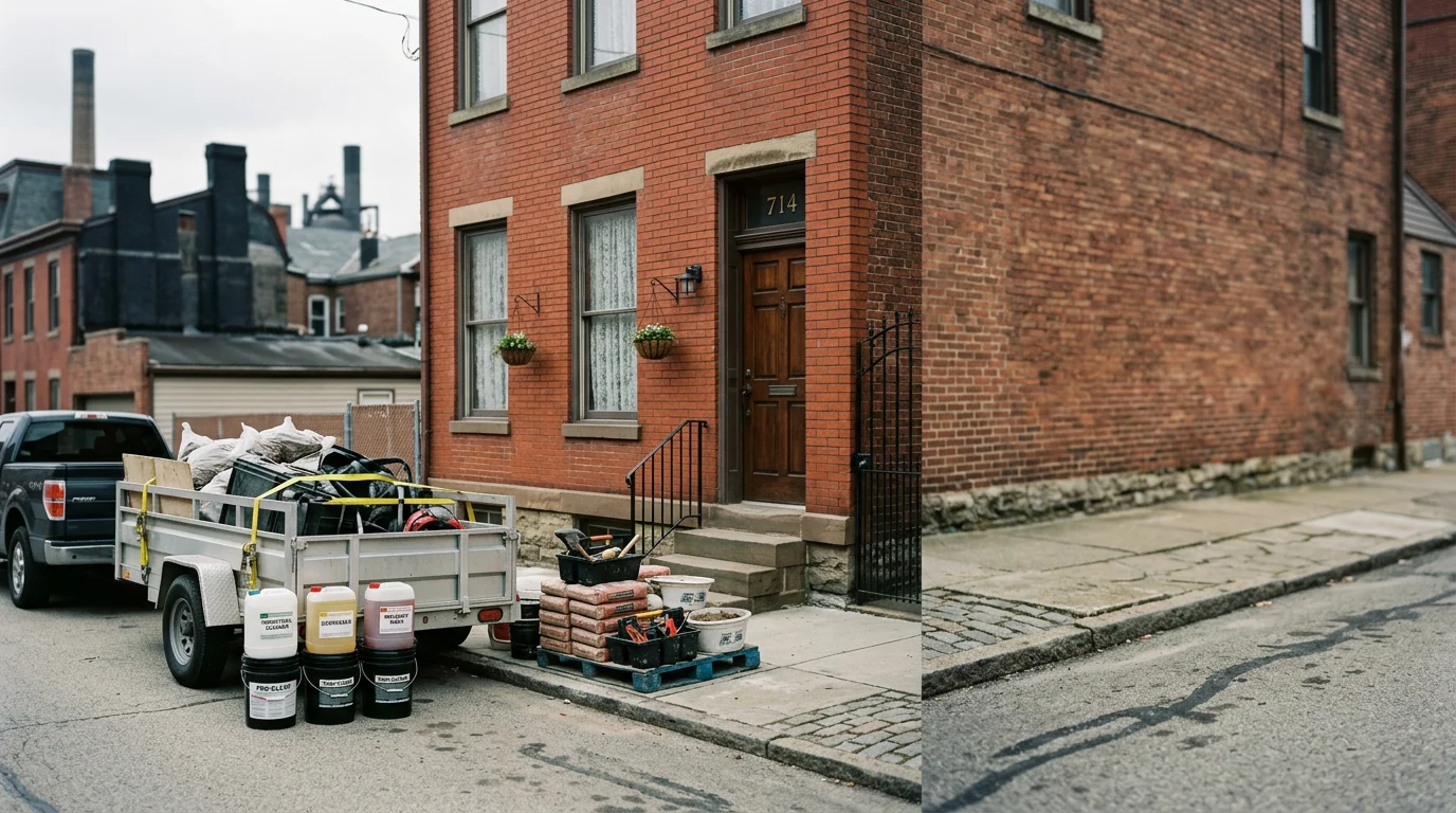 Professional property cleanup and restoration work in Pittsburgh